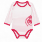 Bodie Personalizado Real Madrid Rosa Rayas Oficial Bodie Personalizado Real Madrid Rosa Rayas Oficial