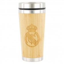 Termo Bambú Real Madrid Oficial | Producto Oficial - StockFutbol