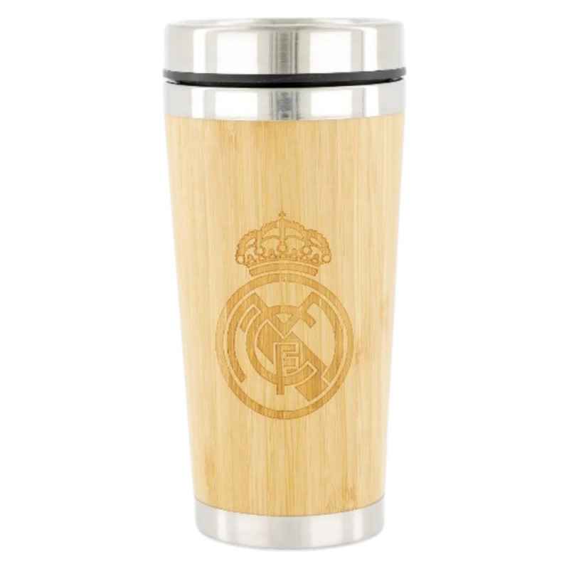 Termo Bambú Real Madrid Oficial | Producto Oficial - StockFutbol