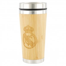 Termo Bambú Real Madrid Oficial | Producto Oficial - StockFutbol