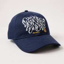 Gorra Azul Marino Real Madrid Graffiti | Producto Oficial - StockFutbol