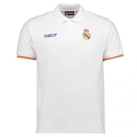 Polo Infantil Real Madrid Blanco | Producto Oficial - StockFutbol