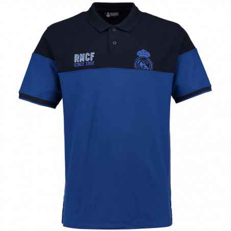 Polo Azul Real Madrid Bicolor Oficial | Producto Oficial - StockFutbol