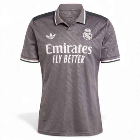 Camiseta Retro Gris Real Madrid Oficial | Producto Oficial - StockFutbol