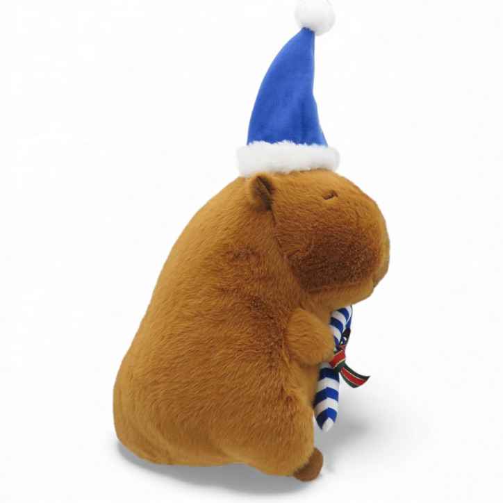 Peluche Capibara Real Madrid Navideño 35 cm