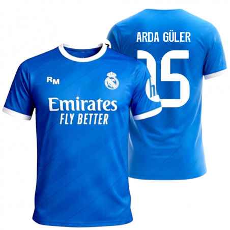 Camiseta Real Madrid Tercera Equipación Arda Güler 15 | Producto Oficial - StockFutbol