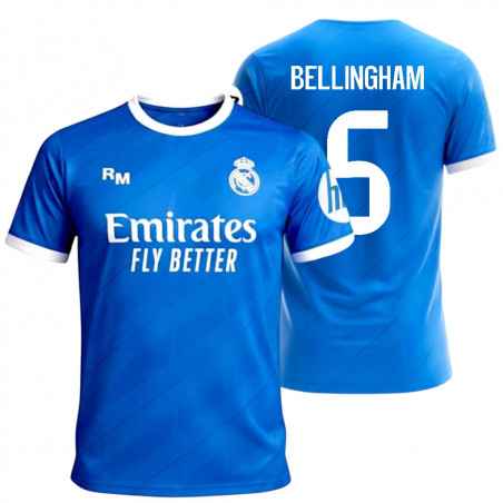Camiseta Real Madrid Tercera Equipación Bellingham 5 | Producto Oficial - StockFutbol