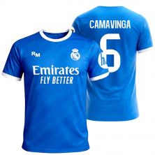 Camiseta Real Madrid Tercera Equipación Camavinga 6 | Producto Oficial - StockFutbol