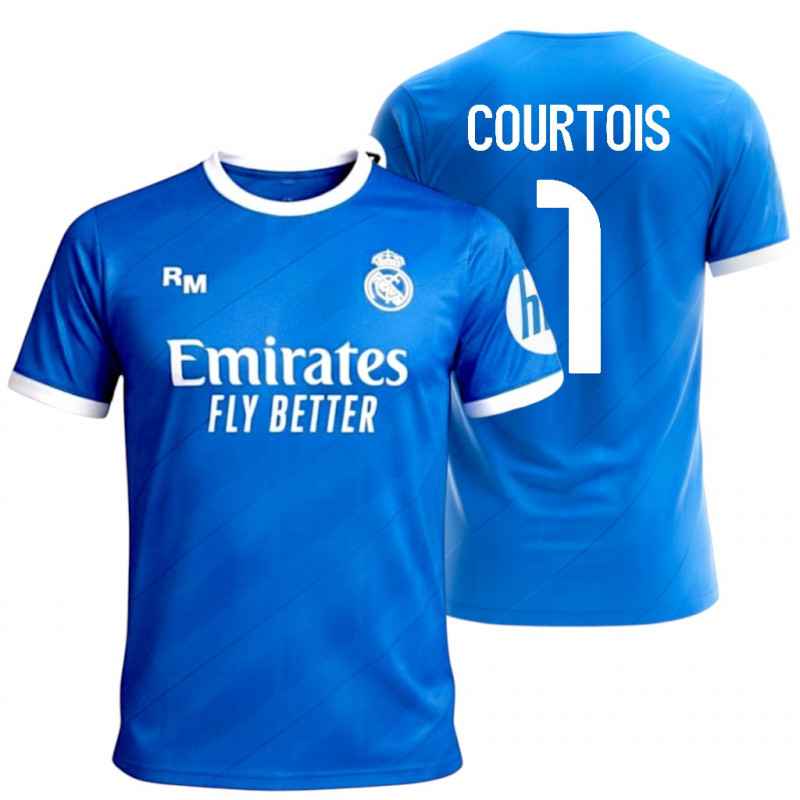 Camiseta Real Madrid Tercera Equipación Courtois 1 | Producto Oficial - StockFutbol