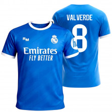 Camiseta Real Madrid Tercera Equipación Valverde 8 | Producto Oficial - StockFutbol