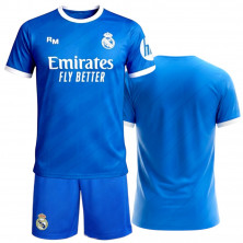 Kit Infantil Real Madrid Tercera Equipación Azul | Producto Oficial - StockFutbol