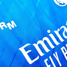 Kit Infantil Real Madrid Tercera Equipación Azul Rodrygo | Producto Oficial - StockFutbol