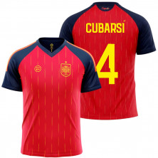 Camiseta Selección Española Fabián 8 Roja Adulto | Producto Oficial - StockFutbol