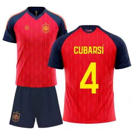 Kit Infantil Selección Española Cubarsí 4 | Producto Oficial - StockFutbol