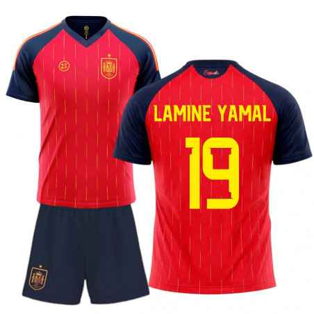 Kit Infantil Selección Española Lamine Yamal 19 | Producto Oficial - StockFutbol