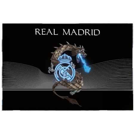Bandera Real Madrid Dragón Edition Negra | Producto Oficial - StockFutbol