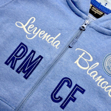 Sudadera Mujer Real Madrid Azul con Cremallera | Producto Oficial - StockFutbol