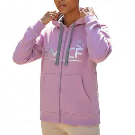 copy of Sudadera Mujer Real Madrid Azul con Cremallera