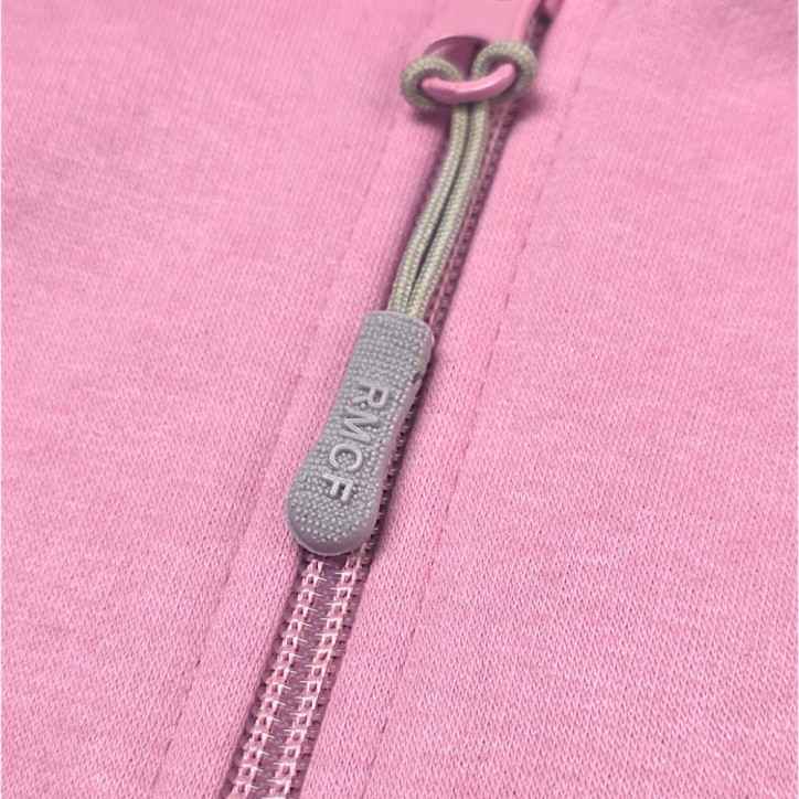 Sudadera Mujer Real Madrid Rosa con Cremallera