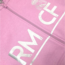 Sudadera Mujer Real Madrid Rosa con Cremallera | Producto Oficial - StockFutbol