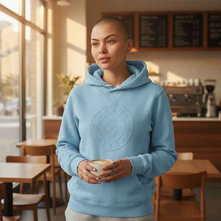 copy of Sudadera Mujer Real Madrid Azul con Cremallera