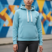 copy of Sudadera Mujer Real Madrid Azul con Cremallera