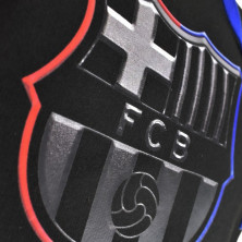 Sudadera FC Barcelona Negra con Capucha Escudo FCB
