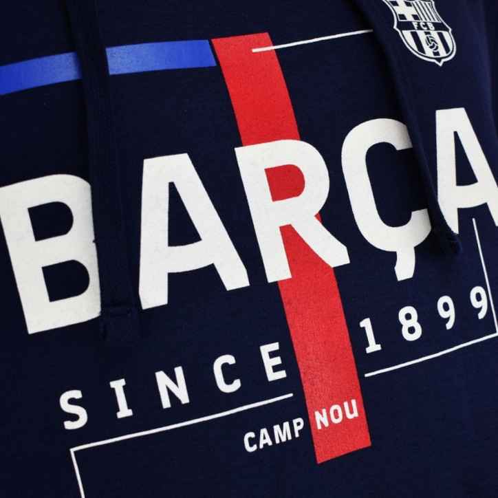 Sudadera Adulto FC Barcelona con Capucha HTX