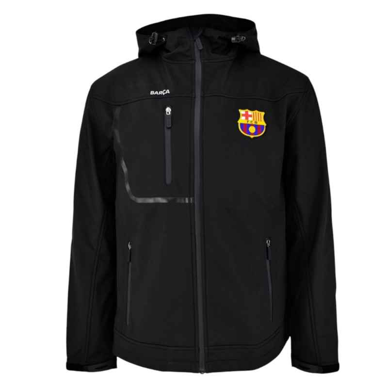 copy of Sudadera FC Barcelona Negra con Capucha Escudo FCB