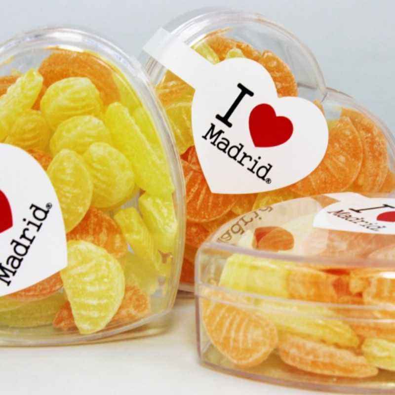 Caramelos de frutas I ❤️ Madrid corazón