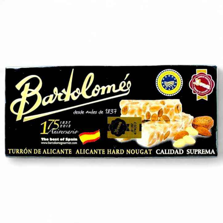 Turrón Alicante Bartolomé calidad suprema 70 Gr.