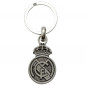 Llavero Real Madrid Escudo Metálico Plateado | Producto Oficial - StockFutbol