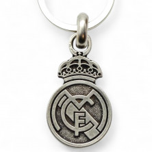 Llavero Real Madrid Escudo Metálico Plateado | Producto Oficial - StockFutbol