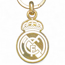 Llavero Real Madrid Escudo Metálico Dorado | Producto Oficial - StockFutbol