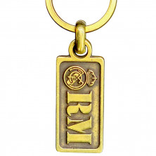Llavero Real Madrid 13VI Metálico Dorado | Producto Oficial - StockFutbol