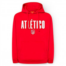 Sudadera Atlético de Madrid Roja con Capucha Adulto