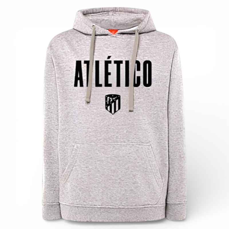Sudadera Atlético de Madrid Gris Claro Infantil | Producto Oficial - StockFutbol