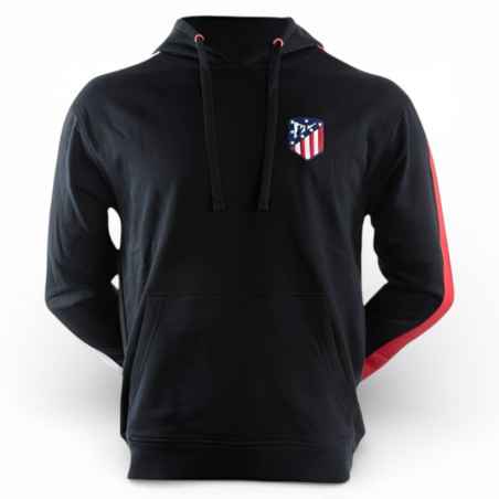 Sudadera Atlético de Madrid Negra Infantil | Producto Oficial - StockFutbol