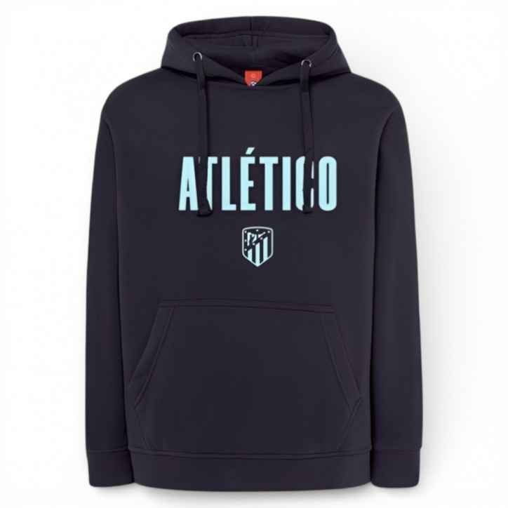 Sudadera Atlético de Madrid Azul Infantil con Capucha Sudadera Atlético de Madrid Azul Infantil con Capucha