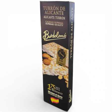 Turrón Alicante Bartolomé Calidad Suprema 70 g