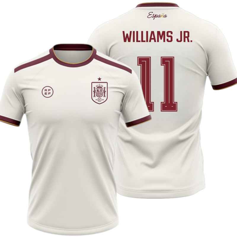 Camiseta Away RFEF 2026-28 Williams Jr - Selección Española