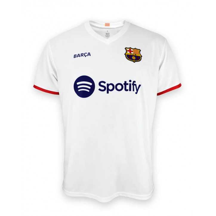 Camiseta y Pantalón FC Barcelona Segunda Equipación Temporada 2023 2024 - Réplica Oficial con Liciencia - Talla Niño