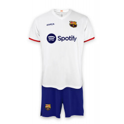 Camiseta y Pantalón FC Barcelona Segunda Equipación Temporada 2023 2024 - Réplica Oficial con Liciencia - Talla Niño