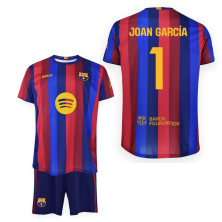 Kit FC Barcelona 2026/27 Joan García #1 Oficial Niño