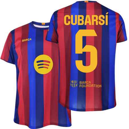 Camiseta FC Barcelona 2026/27 Cubarsí #5 Oficial