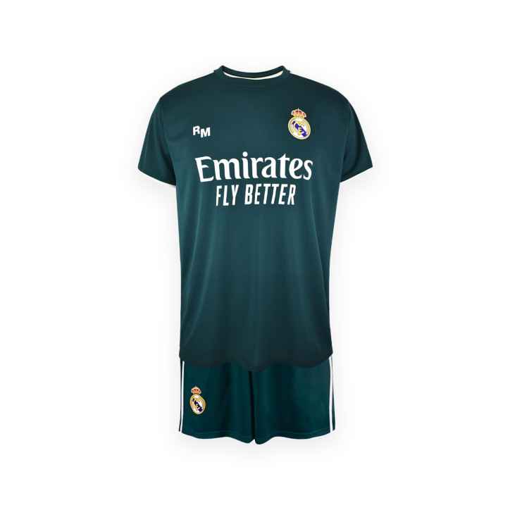 Kit Away Infantil Real Madrid 26-27 Personalizable Kit Away Infantil Real Madrid 26-27 Personalizable
