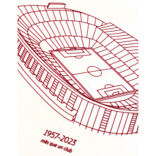 Camiseta FC Barcelona Camp Nou 1957-2023 «Més que un club» | Producto Oficial - StockFutbol