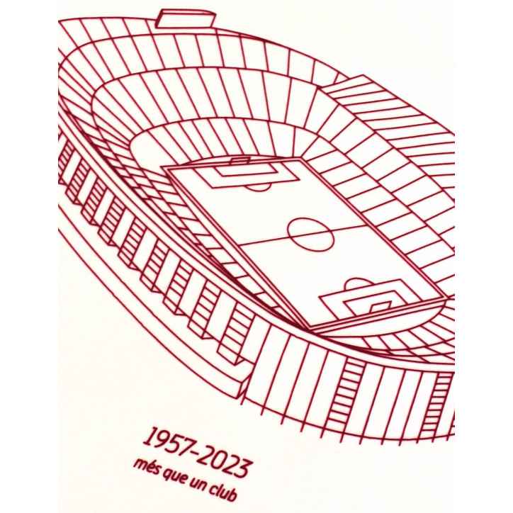 Camiseta FC Barcelona Camp Nou 1957-2023 Adulto