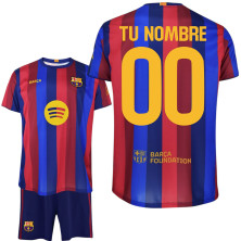 Kit FC Barcelona 2026/27 Oficial Niño Personalizable