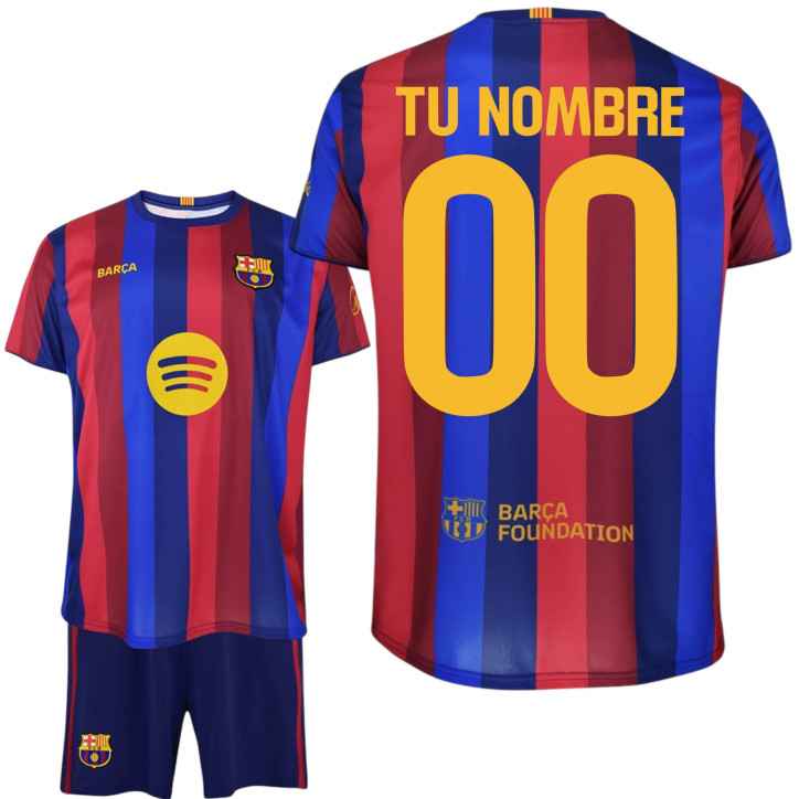 Kit Home FCB 26-27 Personalizable (con tu nombre y dorsal) Kit Home FCB 26-27 Personalizable (con tu nombre y dorsal)